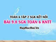 Bài 9.8 SGK Toán 6 tập 2 Kết nối tri thức